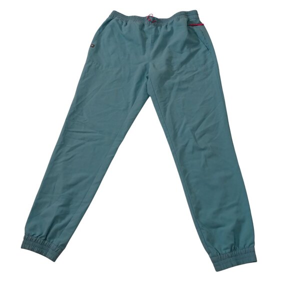 Figs Joggers Scrub Pants Blue Women Size M Drawstring Elastic Waist Work - Picture 1 of 12